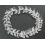White Quartz Crystal faceted beads bracelet