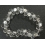 White Quartz Crystal grape beads bracelet