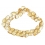 Citrine faceted pear beads bracelet