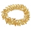 Citrine faceted pear beads bracelet