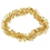 Citrine faceted pear beads bracelet