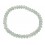 Aquamarine flat beads bracelet