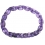 Amethyst faceted beads bracelet