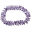Amethyst faceted beads bracelet
