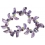 Amethyst faceted beads bracelet