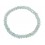 Aquamarine faceted barrel beads bracelet
