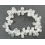 Blue sheen color Moonstone irregular beads bracelet