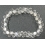 White Quartz Crystal grape beads bracelet