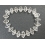 Herkimer Diamond Crystal beads bracelet