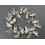White Quartz Crystal faceted beads bracelet