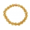 Citrine round beads bracelet