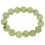 Green Garnet round beads bracelet