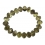 Smoky Quartz faceted flat beads bracelet