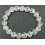 White Quartz Crystal twisting the shape beads bracelet