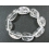 White Quartz Crystal irregular beads bracelet
