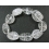 White Quartz Crystal irregular beads bracelet