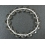 White Quartz Crystal round beads  bracelet