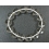 White Quartz Crystal round beads  bracelet