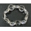 White Quartz Crystal heart beads  bracelet