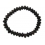 Smoky Quartz flat beads bracelet