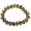 Smoky Quartz faceted flat beads bracelet