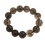 Smoky Quartz round beads bracelet
