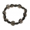 Smoky Quartz heart beads bracelet
