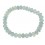 Aquamarine faceted flat beads bracelet