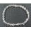 White Quartz Crystal round beads bracelet