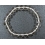 White Quartz Crystal flat beads bracelet