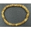Golden Rutilated Quartz flat beads bracelet
