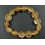 Golden Rutilated Quartz flat beads bracelet