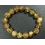 Golden Rutilated Quartz round beads bracelet