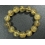 Golden Rutilated Quartz round beads bracelet