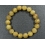 Golden Rutilated Quartz round beads bracelet
