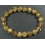 Golden Rutilated Quartz round beads bracelet