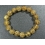 Golden Rutilated Quartz round beads bracelet