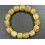 Golden Rutilated Quartz barrel beads bracelet