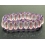Rose Quartz marquise + Amethyst beads bracelet
