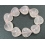 Rose Quartz heart beads bracelet