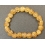 Golden Rutilated Quartz heart beads bracelet