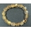 Golden Rutilated Quartz barrel beads bracelet