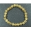 Golden Rutilated Quartz round beads bracelet