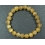 Golden Rutilated Quartz round beads bracelet