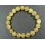 Golden Rutilated Quartz round beads bracelet
