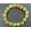 Golden Rutilated Quartz round beads bracelet
