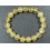 Golden Rutilated Quartz round beads bracelet