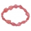 Rhodochrosite irregular beads bracelet