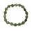 Moldavite heart beads bracelet