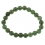 Moldavite round beads bracelet